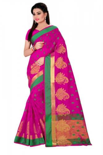 Fashionable Cotton SIlk Sarees