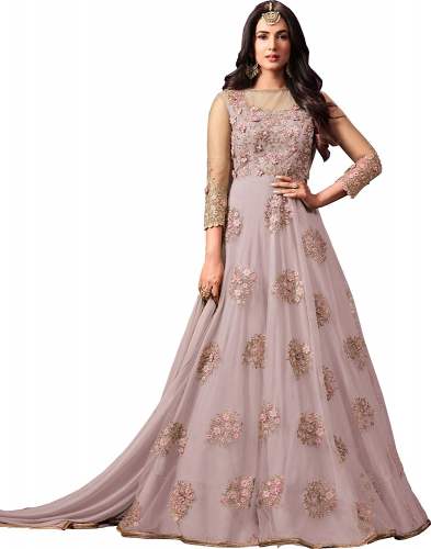 Hevy Net With Stone Work Gown 