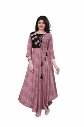 Jolly Purple Long Gown