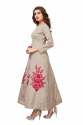 Long Design Embroidery Gown thumb 4