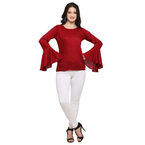 Plain Rayon Tops