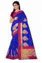 Printed Cotton Silk Saree - 1