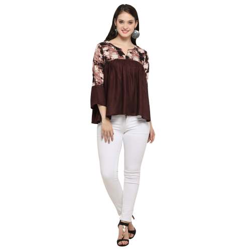 Raon Brown Top