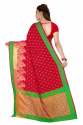 Red Printed Cotton Silk Saree thumb 2