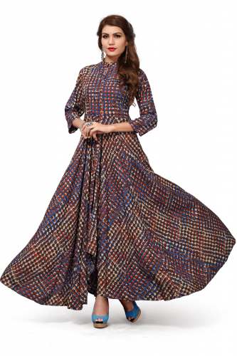 Women Fancy Design Rayon Gown 