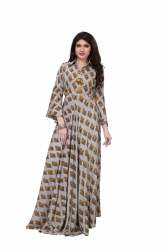 Women Printed Gown