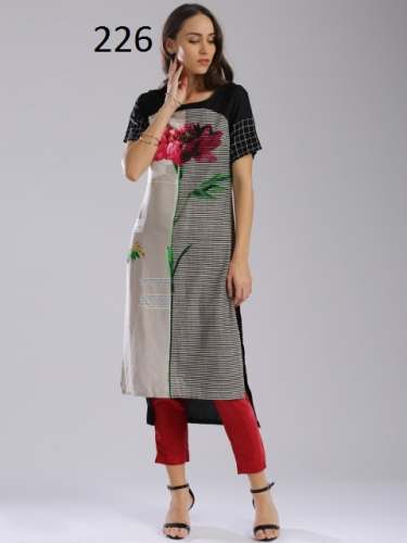 Fancy Crepe Kurtis
