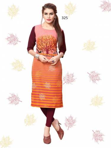 Girls Fancy crepe Kurtis