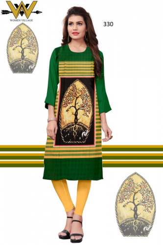 Ladies Crepe Kurtis