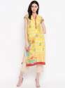 Printed Crepe Kurtis thumb 3
