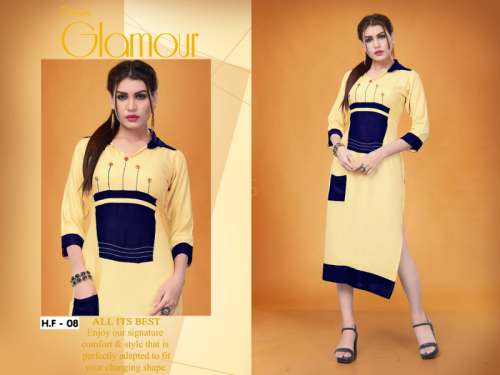 Rayon Kurtis HF-08