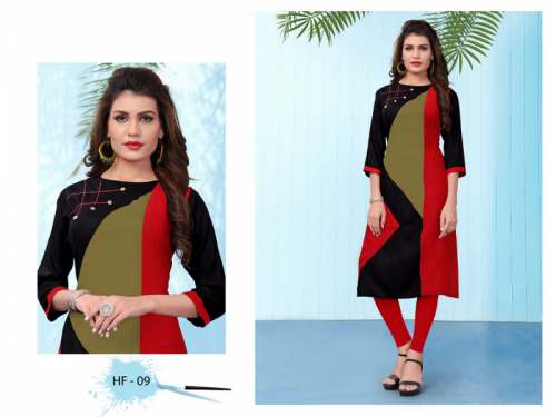 Rayon Kurtis HF-09