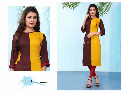 Rayon Kurtis HF-14