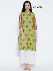 Women Village Crepe Kurtis