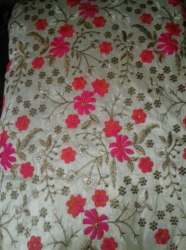 Cotton Velvet Embroidery Fabric