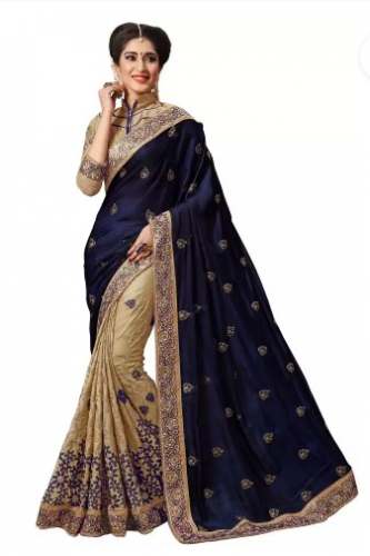 Get Embroidery Saree At Online By Nivah Brand by Nivah Fashion
