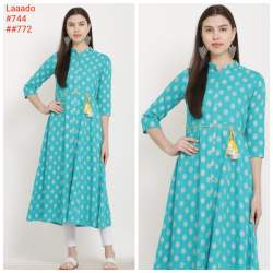 fancy dotted kurti