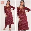 red-designer-kurti