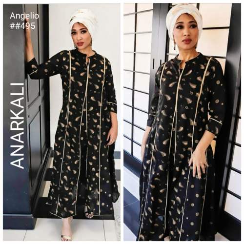 stylish middle cut kurti