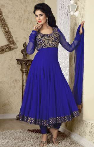 traditional anarkali dress by Posh Creation