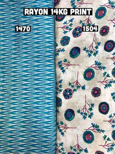 Rayon Printed Fabric by Vandeep International