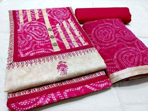 bandhani print material