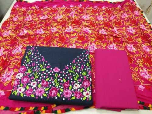Embroidery dress material