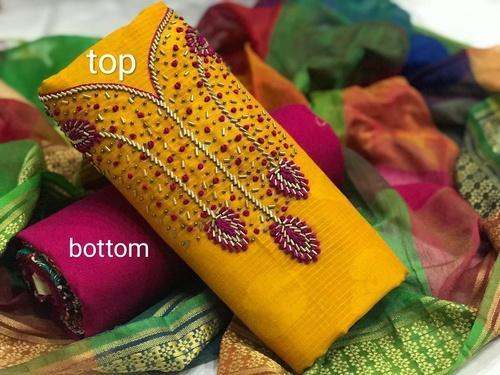 Jardoshi work dress material
