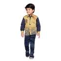 Boys Denim Jeans With Shirt Set For Kids