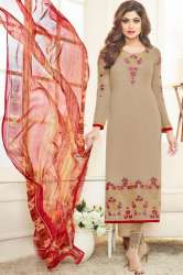 Chudidar embroidery suit