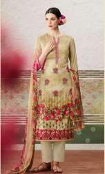 Cotton printed casual suit