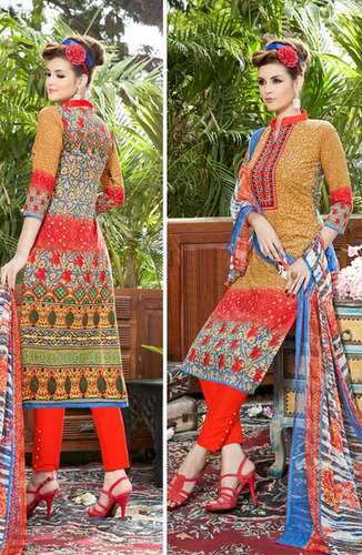 Excellent cotton salwar kameez by About U Fashion Pvt Ltd