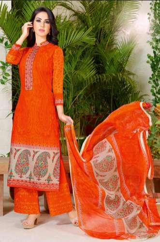 Printed cotton suit