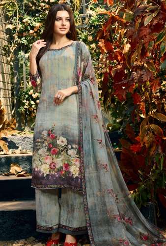 Printed palazzo kameez