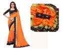 Border Printed Designer Sarees