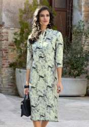 Rayon Straight Casual Kurti 