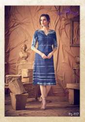 Regular Use Denim Girls Kurti 