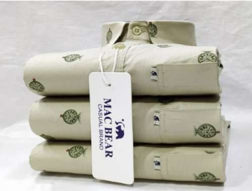 Men Cotton Printed Shirt