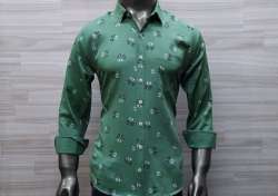 Satin Printed Shirt for Men by Macbear garments