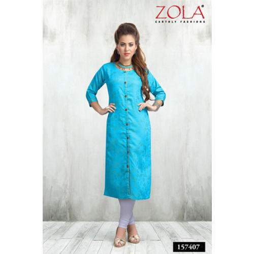 Straight Cotton Kurti by Zola by Pragati Fashions Pvt Ltd
