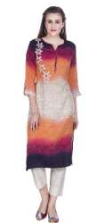 fancy double shade kurti