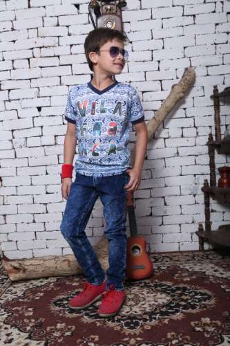 Kids Boys T shirt and jeans by Sunny Fashion