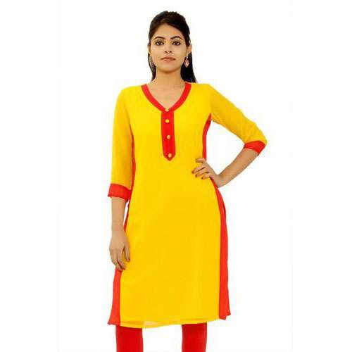 Plain Cotton Kurti