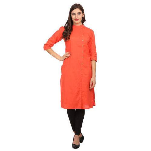 Fancy Plain Georgette Kurtis