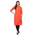 fancy-plain-georgette-kurtis