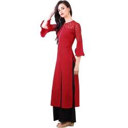 Party wear flare sleeve kurti