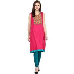 sleeve less casual ladies kurti