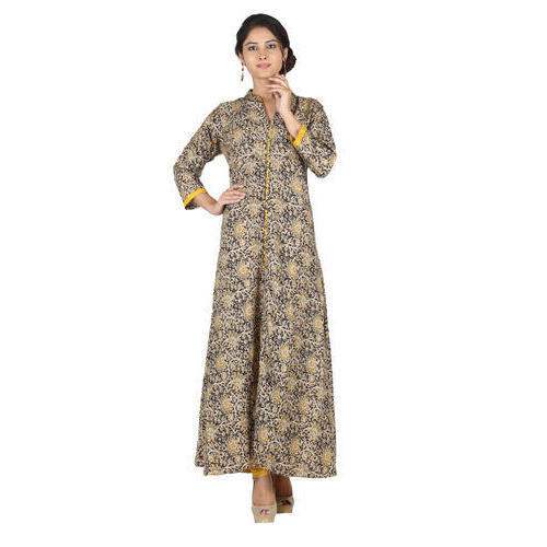 Floor Length long Front Slit Kurti 