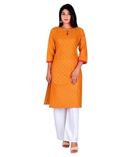 Indian Cotton Kurti With palazzo pant  by Nihira Fashion