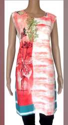 Daily wear Crepe Printed Kurti 